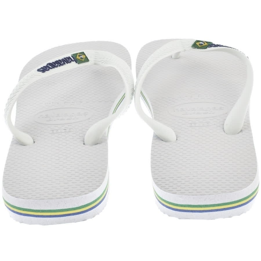Alternative Image for ProductHavaianas Brazil Logo Flip Flops White3